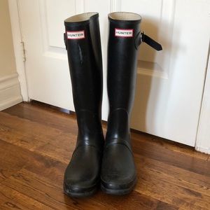 Original Tall Black Matte Hunter Boots